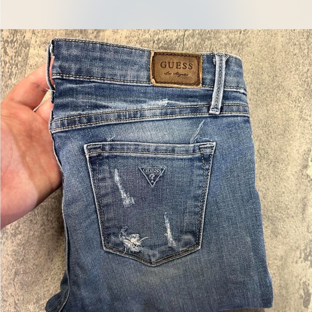 GUESS Women's Light Blue Skinny Jeans
